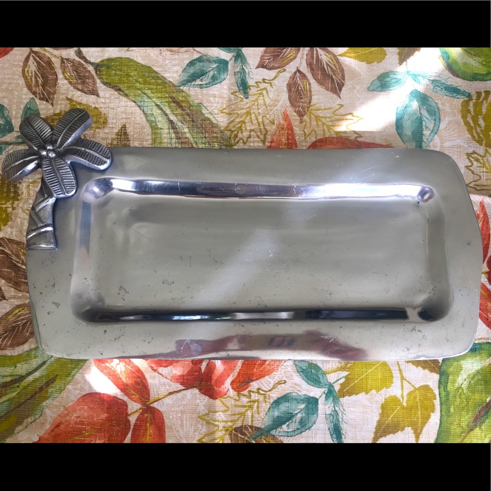 Holland Boone Polished Pewter Tray 🍁